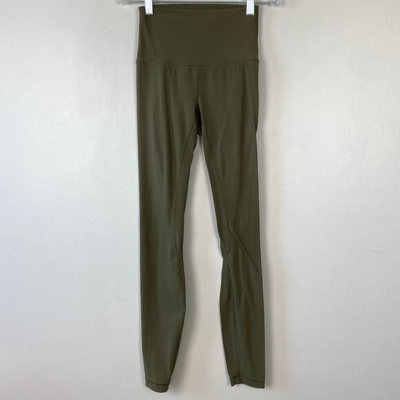 Lululemon Align Pant Full Length 28" Sage Green w5ayns Nulu Lightweight‎ Size 2 - Picture 2 of 10